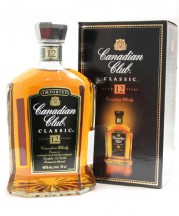 Крепкий алкоголь Виски Америки Канадиан Клаб  Hiram Walker & Sons Limited  Канадиан Клаб Классик 12 лет Canadian Club Classic 12 years old 40% 0,7л